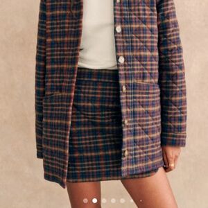 ISO Sezane Will Jacket In Ivan Burgundy Small
